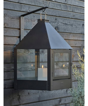 Alternative view of Lyslykt utendørs, Sort -Mega Quadro