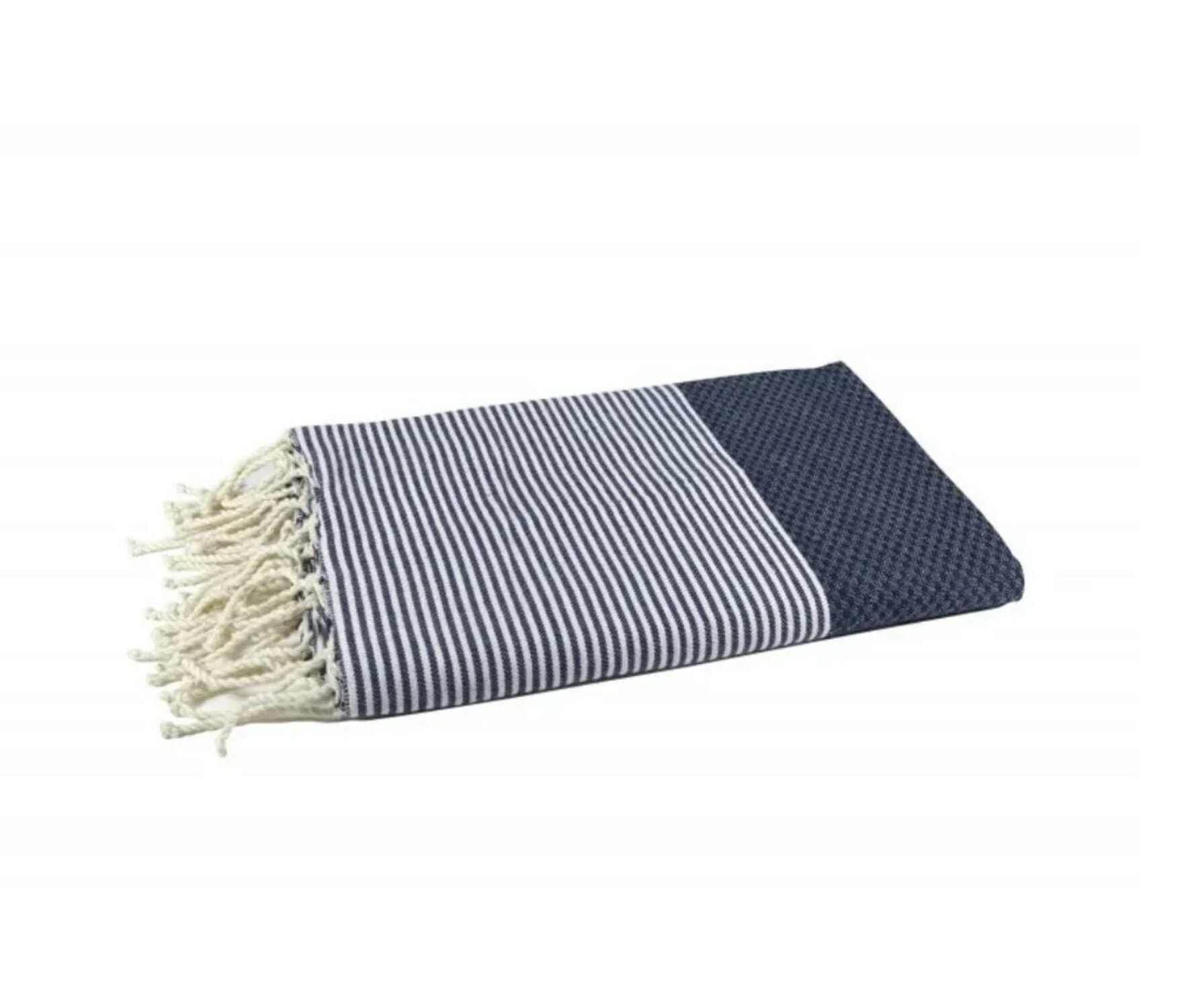 Foutahåndkle Honeycomb, 100x200 -Navy