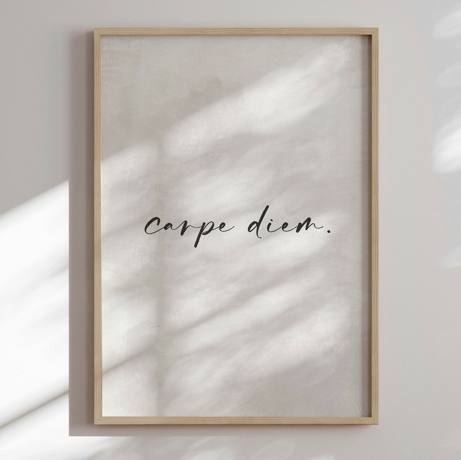 Seize the Moment -Innrammet plakat 30x40