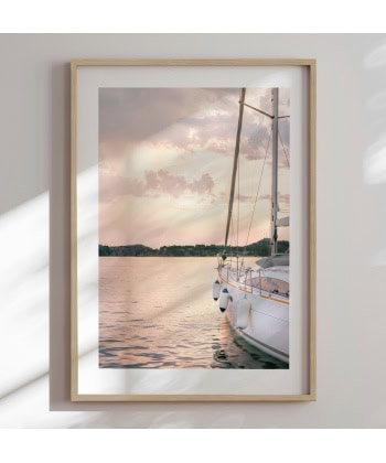 Hvar Croatia -Innrammet plakat 50x70
