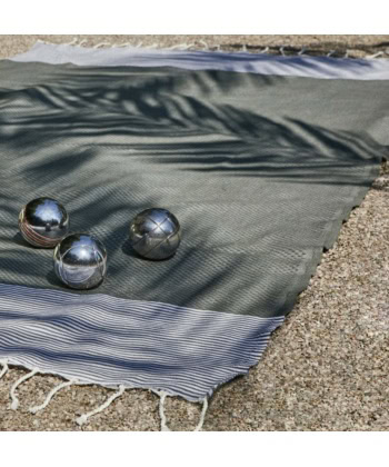Alternative view of Foutahåndkle Honeycomb, 100x200 - Olive