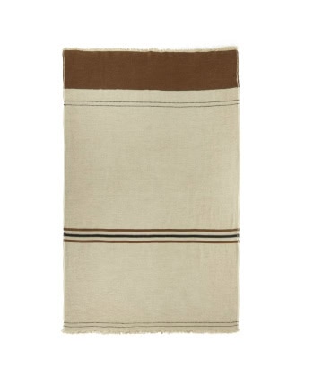 Alternative view of Pledd -Foundry Beeswax Stripe -135x220