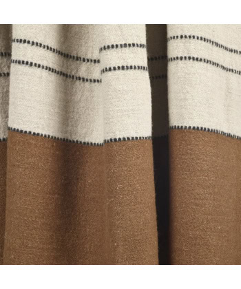 Pledd -Foundry Beeswax Stripe -135x220 - Bilde 5