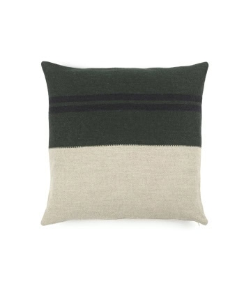 Putetrekk -Omaha Stripe Green -50x50