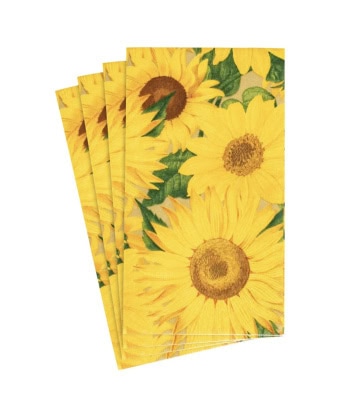 Alternative view of Servietter avlang - Sunflowers