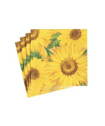 Alternative view of Servietter kaffe - Sunflowers