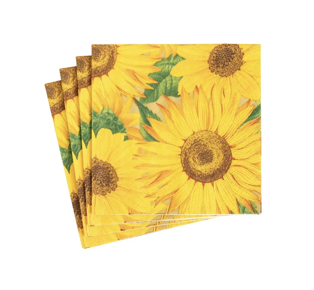 Servietter kaffe - Sunflowers - Bilde 2
