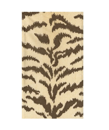Servietter avlang -Airlaid Cream Tigre
