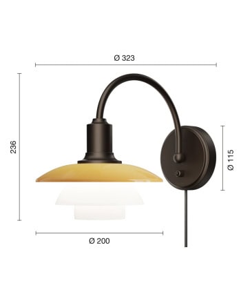 PH 2/2 Vegglampe Centenary Edition - Bilde 6