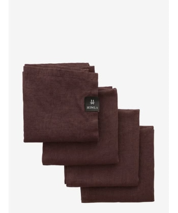 Linservietter Sunshine 4pk - Burgundy
