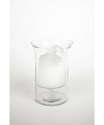 Castella stormlykt i klart glass
