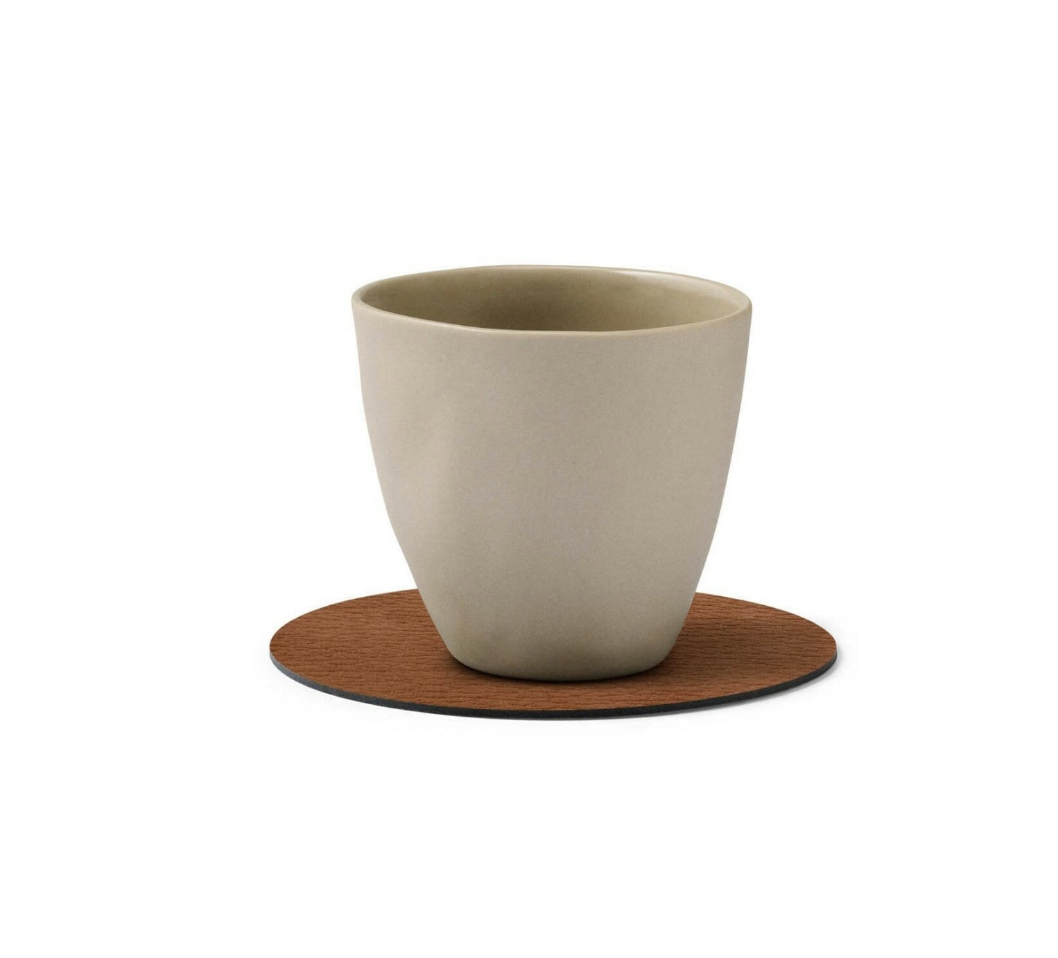 Glassbrikke Rund -Bull Cognac - Bilde 2